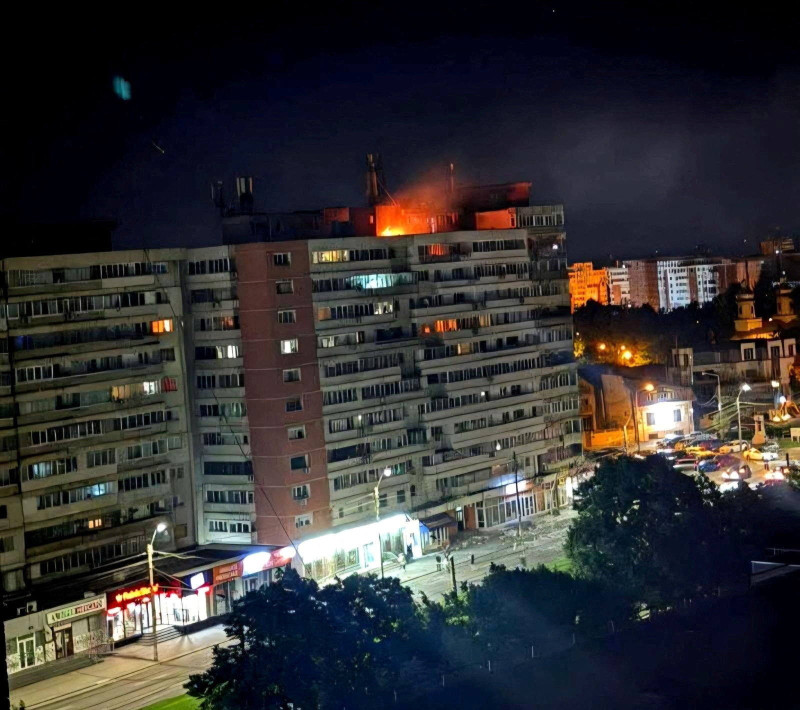 NATO member Romania says Russian drone hit apartment building, injuring 2