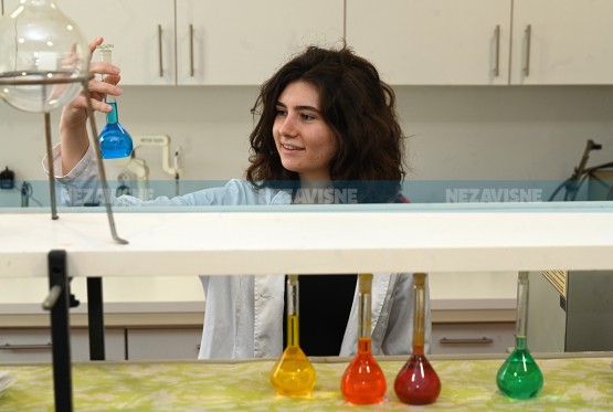 Na listi najboljih studenata: Ivana Šušković u laboratoriji korača davno zacrtanim putem