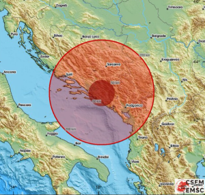 Potres noćas zatresao Hercegovinu