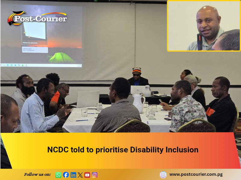 NCDC told to prioritise Disability Inclusion