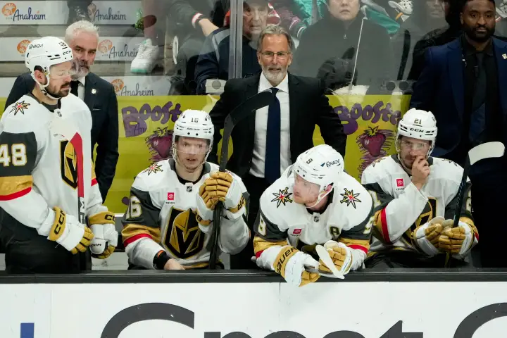 Golden Knights docked 2nd-round pick, coach fined $100K for breaking media rules