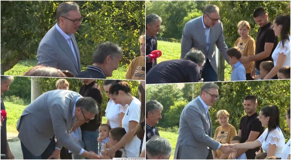 UŽIVO "SVI PUTEVI KA DRINI BIĆE NAJBOLJI MOGUĆI" Vučić u domu porodice Todorović: Predsednik najavio VELIKA ULAGANJA