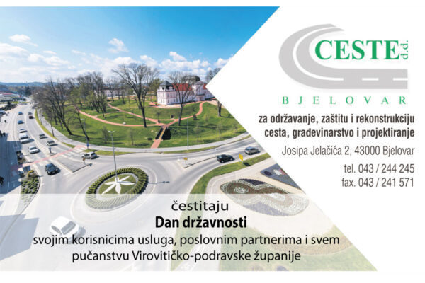 Dan državnosti čestitaju vam Ceste d.d.