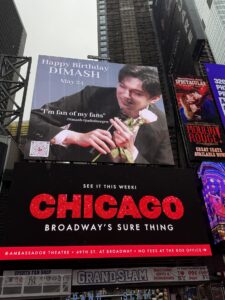 Dimash’s Birthday Marked by Charity Campaign in Times Square