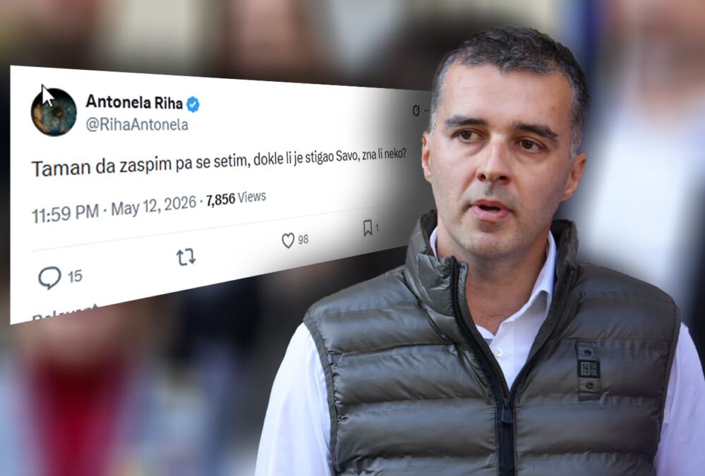 "DOKLE LI JE STIGAO SAVO, ZNA LI NEKO?" Antonela Riha isprozivala Sava Manojlovića zbog obećane šetnje do Obrenovca!