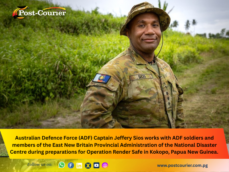 Returning to his roots: Captain Sios supports bomb disposal operation in East New Britain  