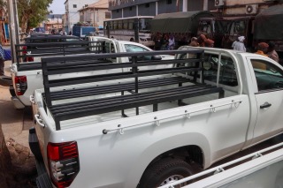 Government Delivers Six Patrol Vehicles to Gambia Immigration Department to Strengthen Border Operations
