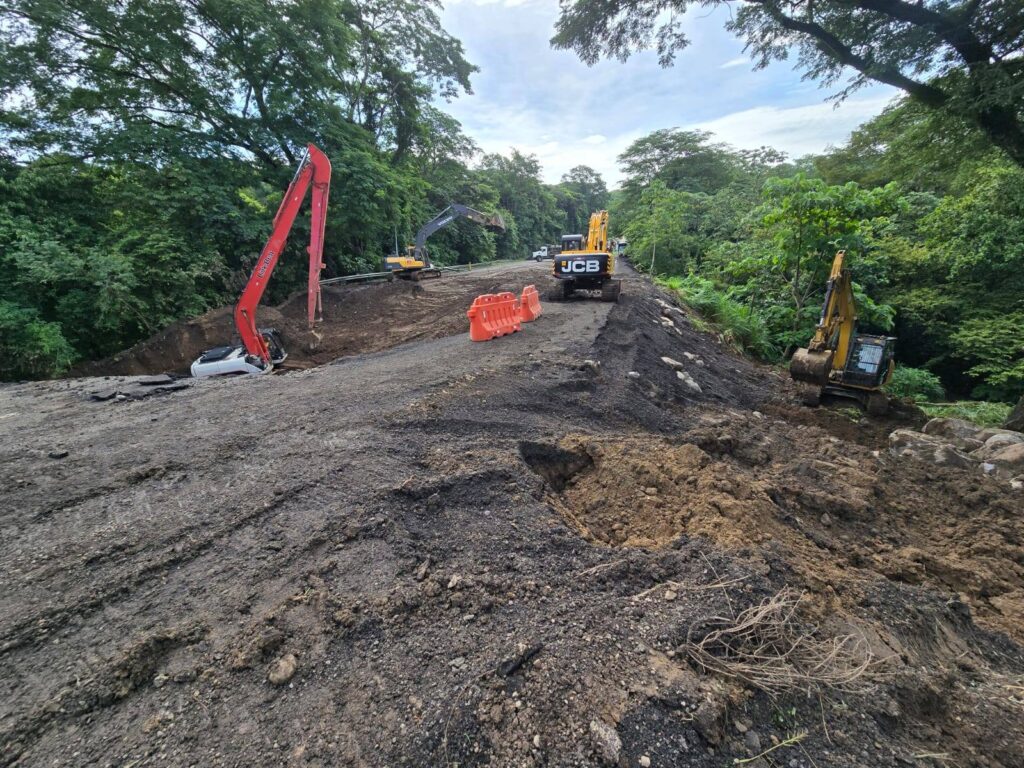 Hundimiento en Ruta 27: MOPT y Globalvía avanzan en habilitar carril temporal pero se desconoce hora de apertura