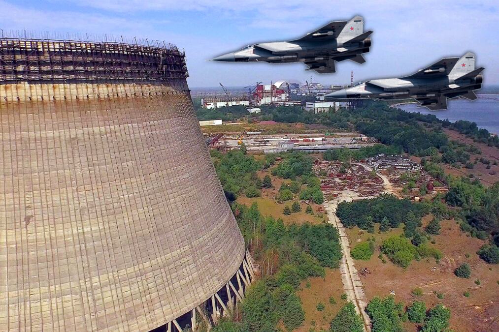 RUSKI HIPERSONIČNI KINDŽALI LETE OKO ČERNOBILJA TOKOM NAPADA! Dronovi i projektili oko napuštene elektrane uoči 40. godišnjice nukelarne havarije (FOTO)