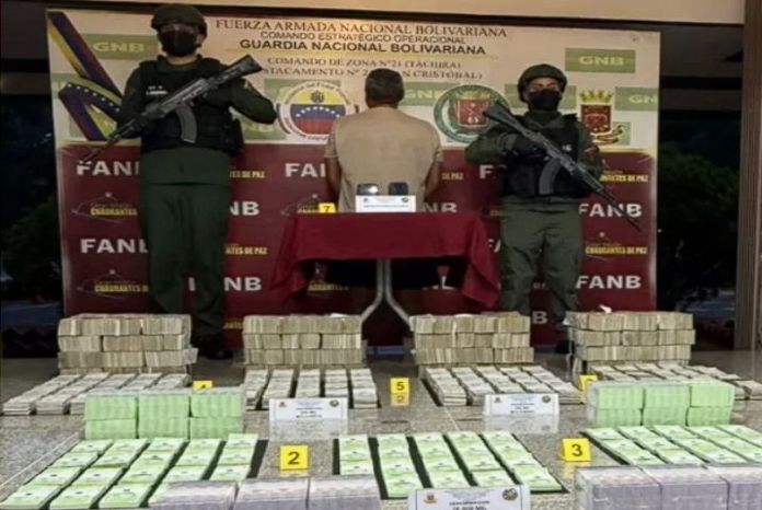 GNB incautó más de 20 mil millones de bolívares en Táchira