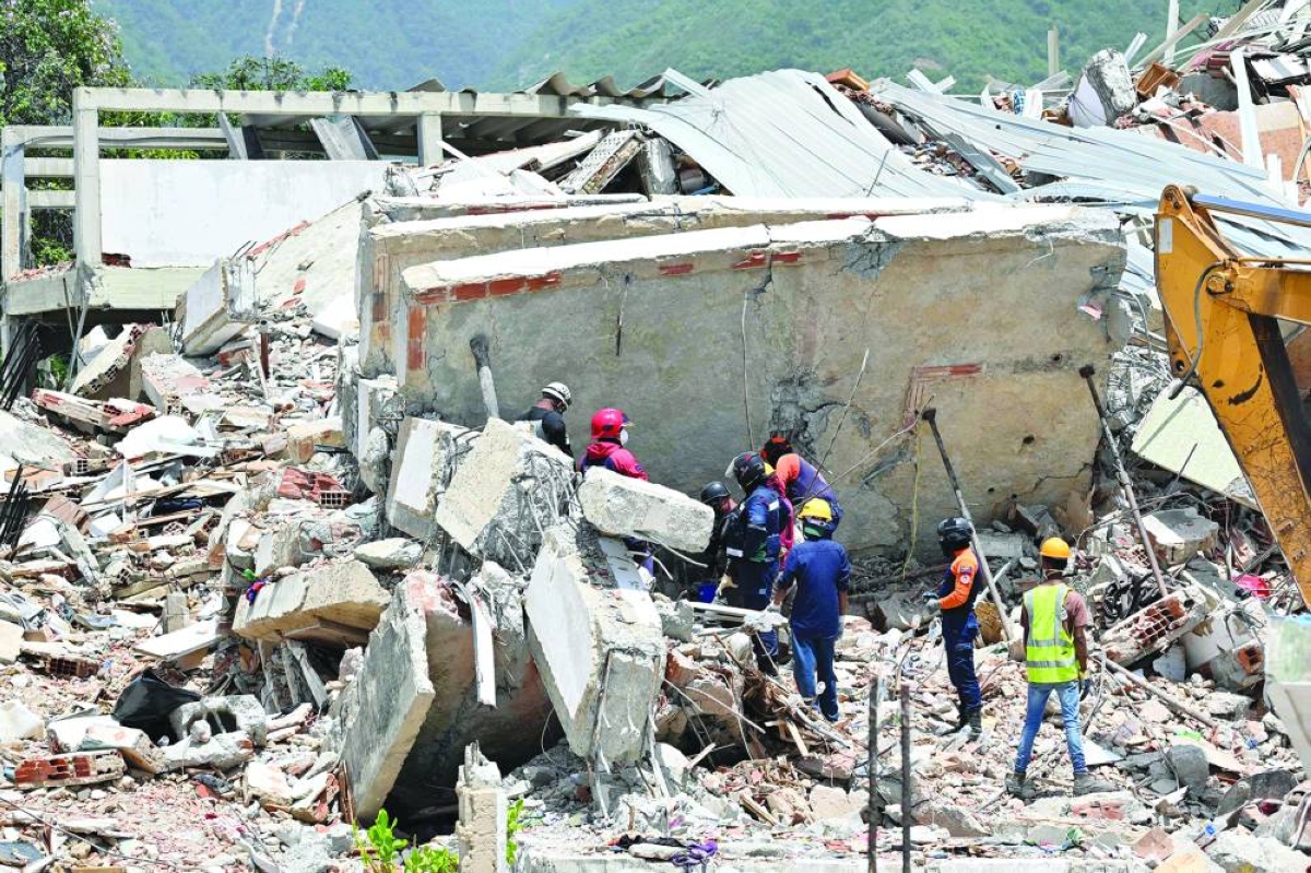 Macabre night in La Guaira, Venezuela's earthquake epicentre