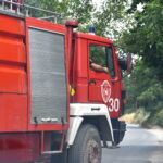 Požar kaj Avtobuskata stanica vo Veles ošteti najmalku šest vozila
