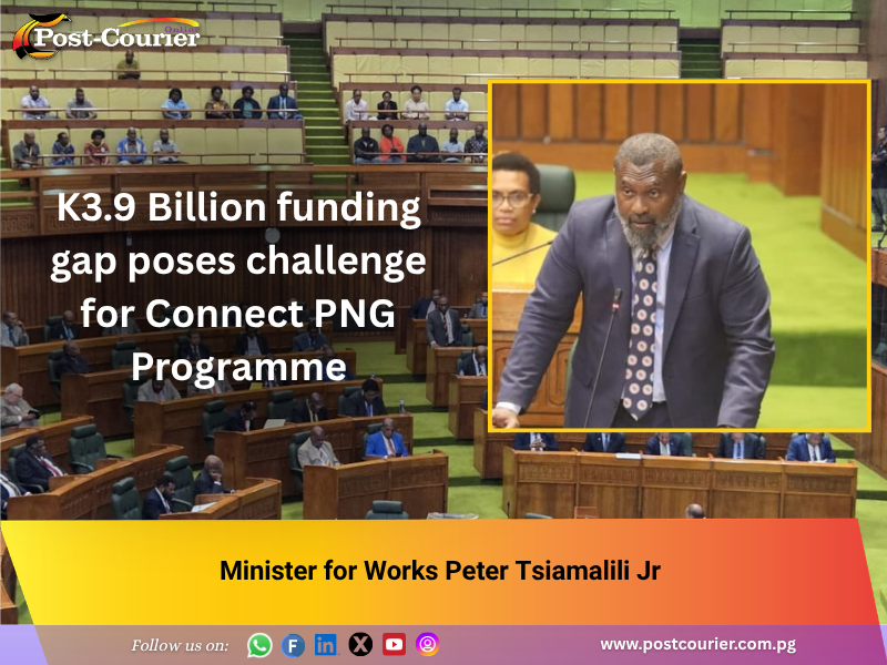 K3.9 Billion funding gap poses challenge for Connect PNG Programme