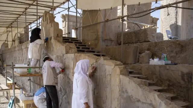 Restoration work resumes at Persepolis after funding allocated