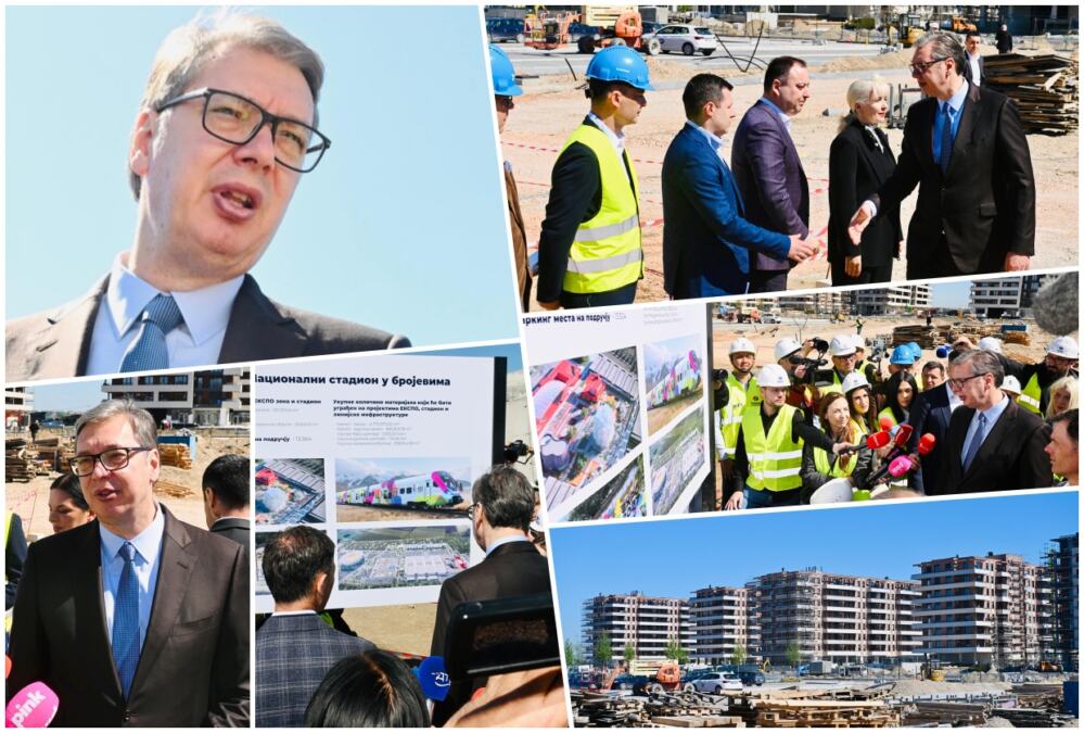 UŽIVO "UŠLI SMO U FAZU NAJBRŽEG RAZVOJA SRBIJE" Vučić: Mnogo sam srećan jer ovo znači budućnost za našu decu