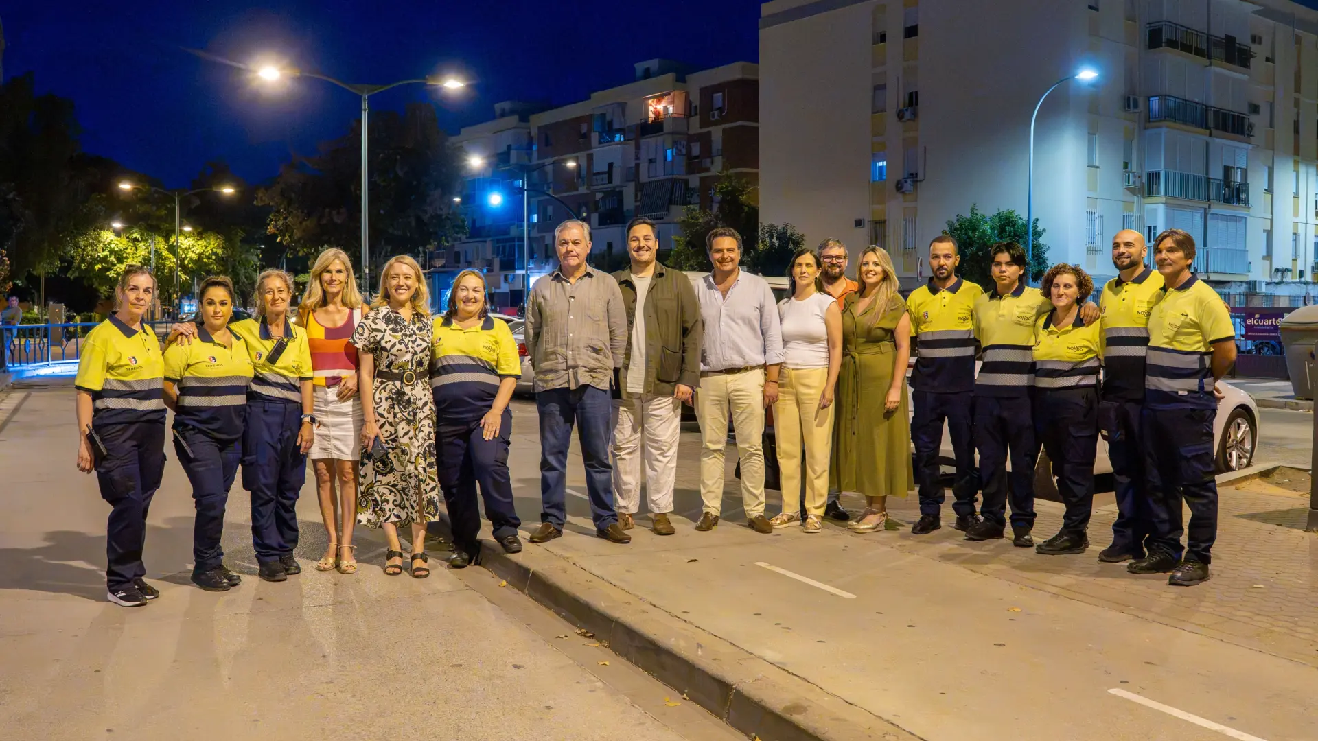  Sevilla amplía los serenos al Cerezo con seis agentes más y el servicio alcanza ya a 34 barrios de la ciudad 