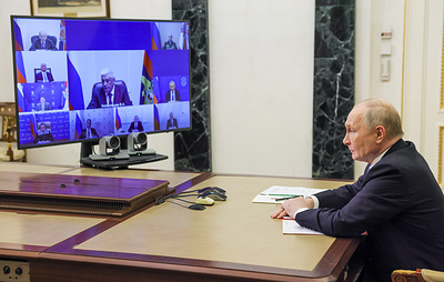 Плановой темой совещания Путина с Совбезом стала работа МВД