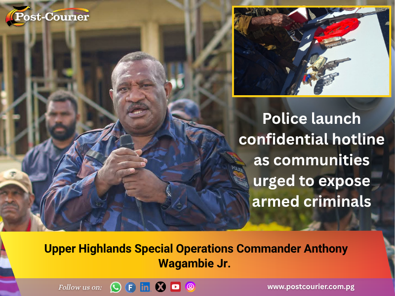 Police launch confidential hotline as communities urged to expose armed criminals