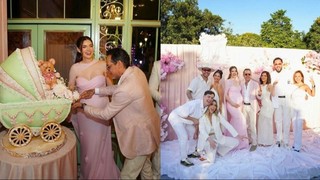 Marc Anthony y Nadia Ferreira celebran lujoso “baby shower”