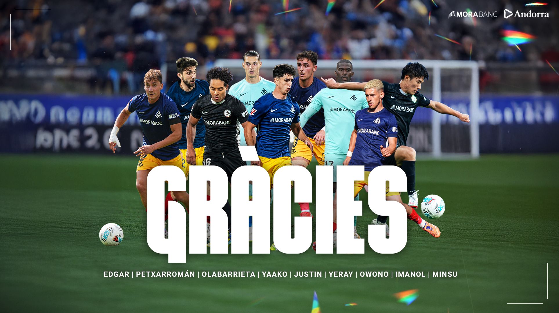 L'FC Andorra diu adeu a tots els futbolistes que havien arribat cedits