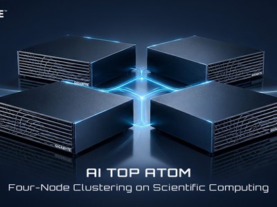 Gigabyte demonstrirao AI TOP ATOM klaster s četiri čvora za znanstveno računarstvo