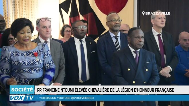 Pr Francine Ntoumi élevée Chevalière de la légion d’honneur française