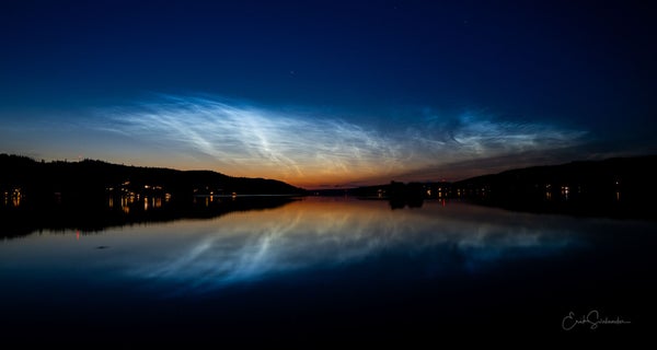 Fenomenet får molnen att lysa i sommarnatten