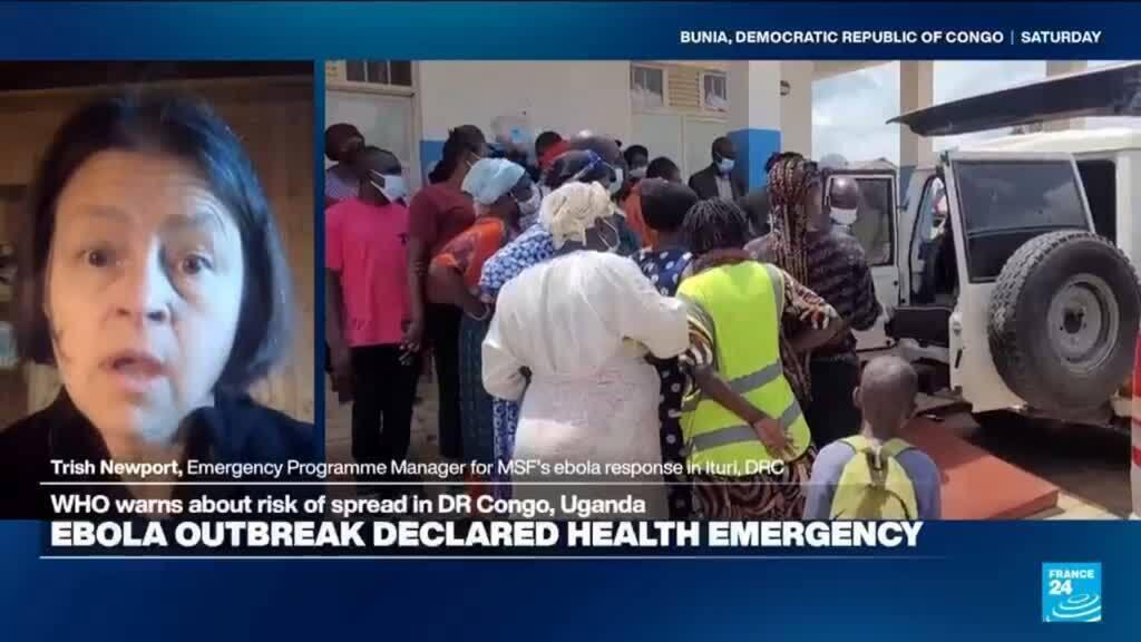 Ebola: WHO warns about risk of spread in DR Congo and Uganda