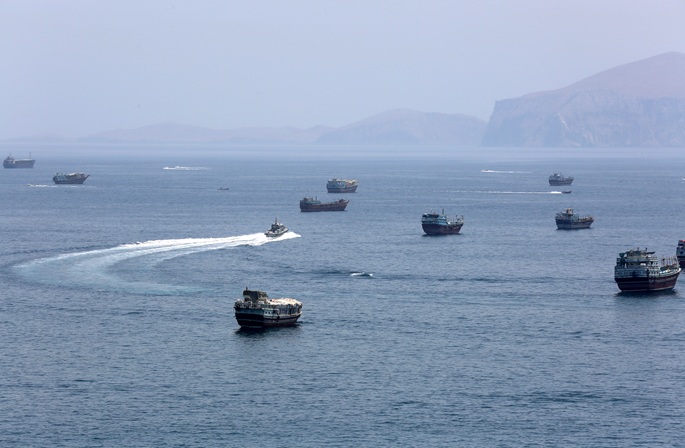 US fires on oil tanker, Iran's security tied to maintaining arrangements in Hormuz