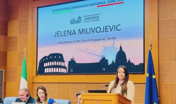 Kragujevački model međuopštinske saradnje predstavljen na Svetskom kongresu ombudsmana u Italiji