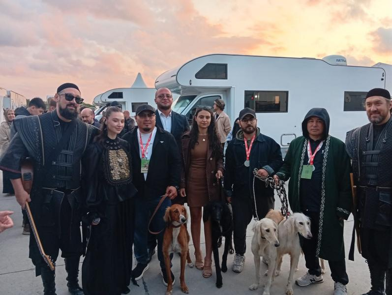 Kazakh Tazy Captivates Crowds at International Ethnosport Festival in Türkiye