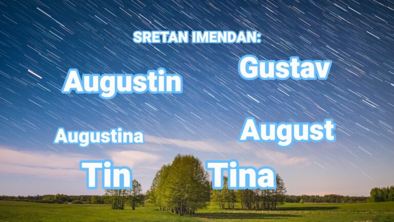Sretan imendan Evo što znače njihova imena