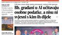 Večernji list BiH ovog vikenda donosi: Udar na bh. ekonomiju, prijeti li nam sveopći rat, opasnosti AI-ja...