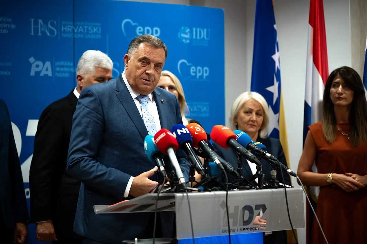 ČOVIĆ I DODIK U MOSTARU: Podrška hrvatskoj izbornoj jedinici i izmjenama Izbornog zakona BiH