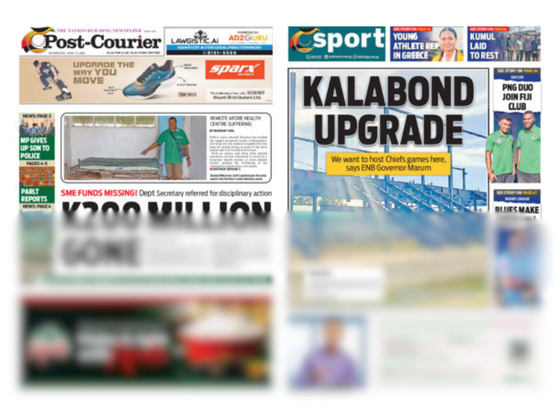 Front and Back Page
