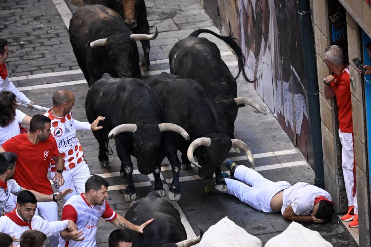 57 gored or bruised during Spain’s San Fermin bull runs