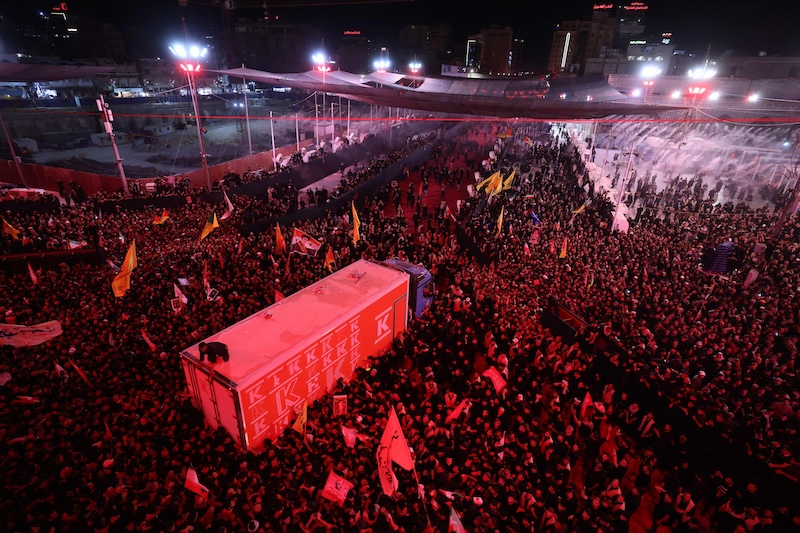 K Group-branded truck appears in Khamenei funeral procession