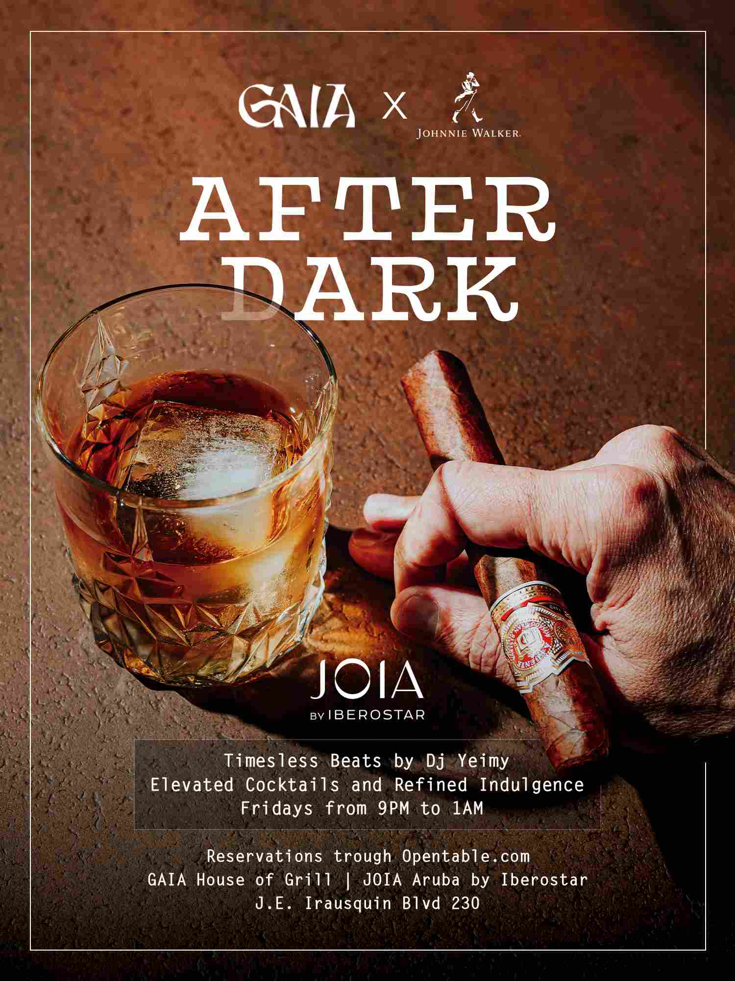 Gaia “After Dark” awor tambe tur diabierna cu Johnnie Walker