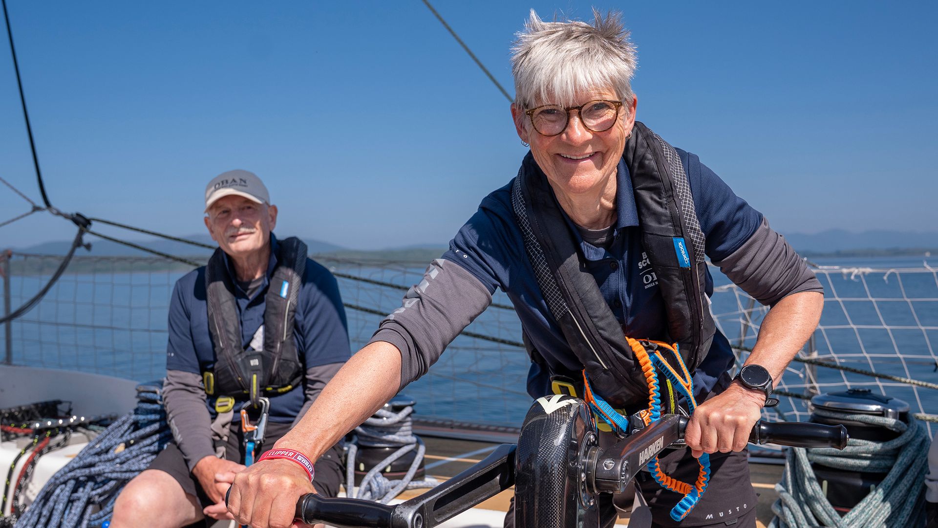 Two women on world yacht race tell of their joy at reaching UK