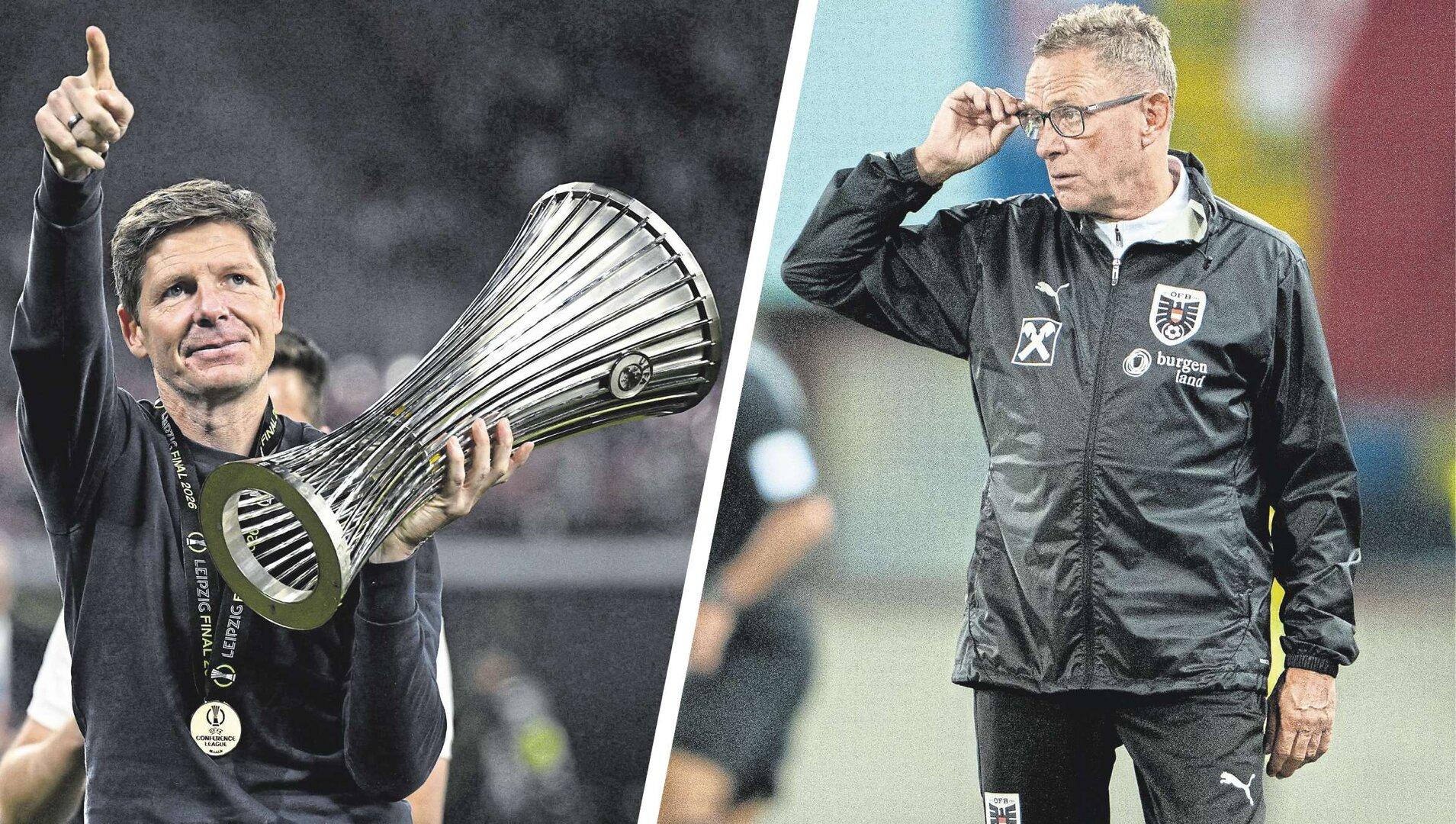 Sportchef Rangnick und Trainer Glasner: Macht AC Milan ernst?