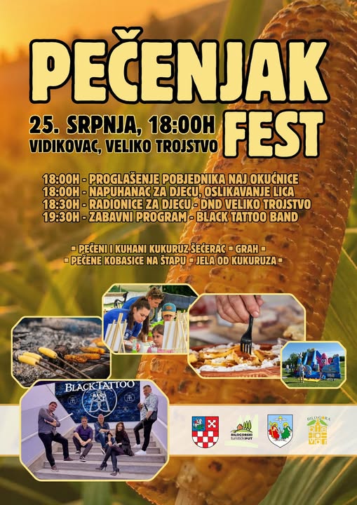 Pečenjak fest ponovno okuplja ljubitelje dobre hrane i zabave na Vidikovcu u Velikom Trojstvu
