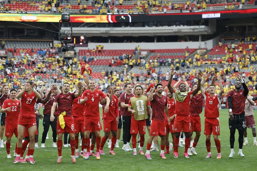Suiza sentencia a Colombia y se las verá con Argentina en cuartos