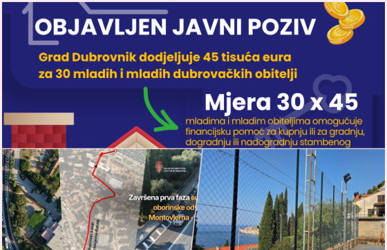 Grad − U tijeku obnova sportskog terena Zlatni potok, međunarodno priznanje za održivo upravljanje, Grad objavio novi javni poziv