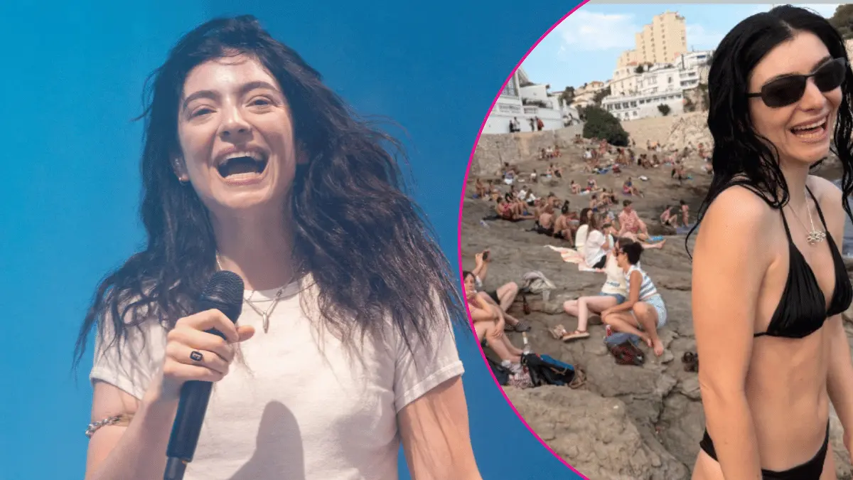 Singer Lorde Flaunts Her Fit Figure in Black String Bikini While Relaxing on the Coast During Break From Tour: Photos