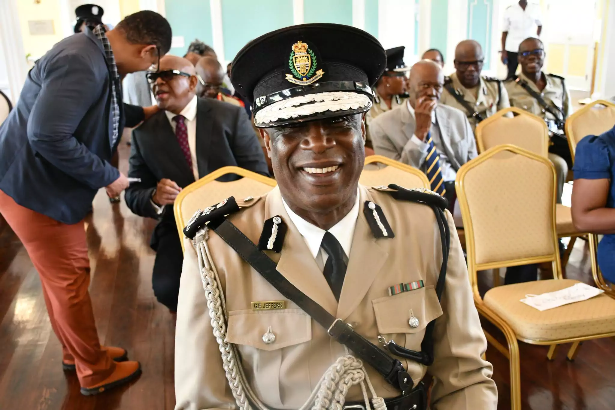 Commissioner Everton Jeffers Awarded King’s Police Medal for Distinguished Service