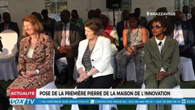 Pose de la première pierre de la Maison de l’Innovation