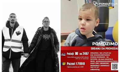 Doček Aleksandra i Nine u Vranju: Pomozimo im da sakupe novac za malog Srđana