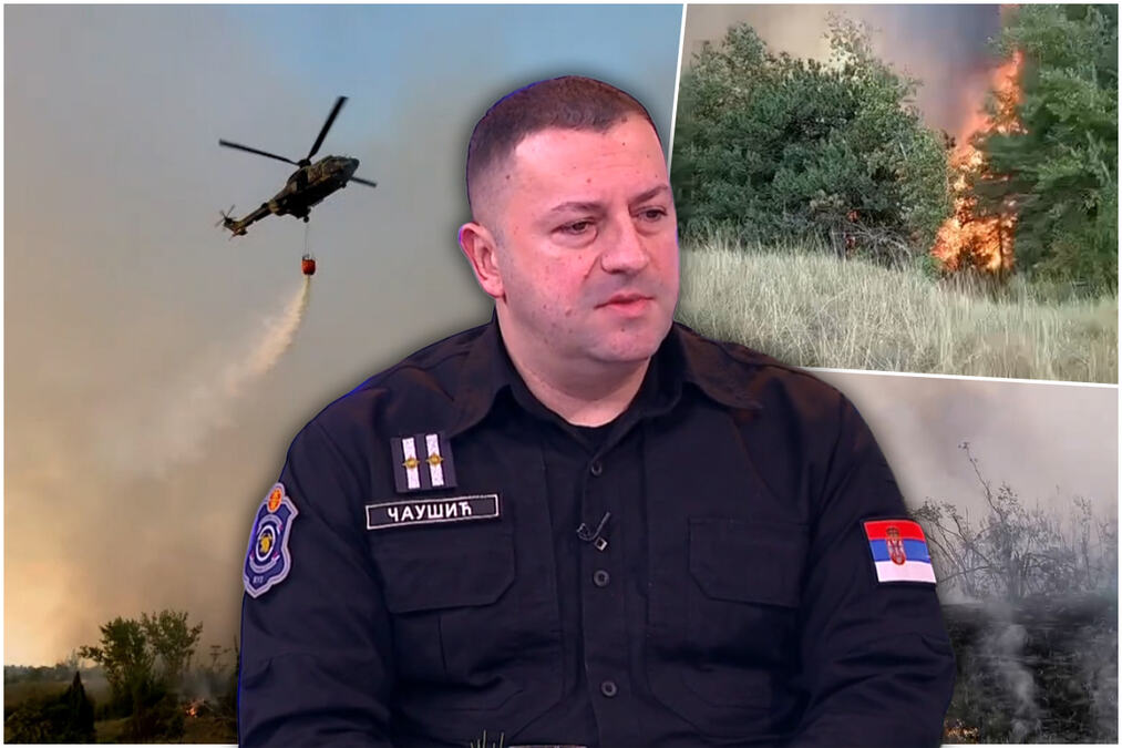SRBIJA PRIHVATILA POMOĆ EVROPSKE UNIJE! Čaušić najavio - stižu moćni helikopteri "Black Hawk" i vatrogasne ekipe: Borba protiv požara u Deliblatskoj peščari! 