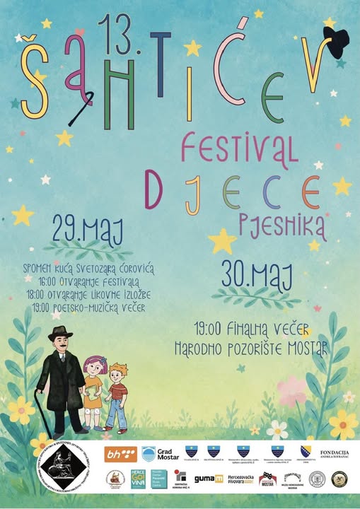 Večeras otvaranje Šantićevog festivala djece pjesnika