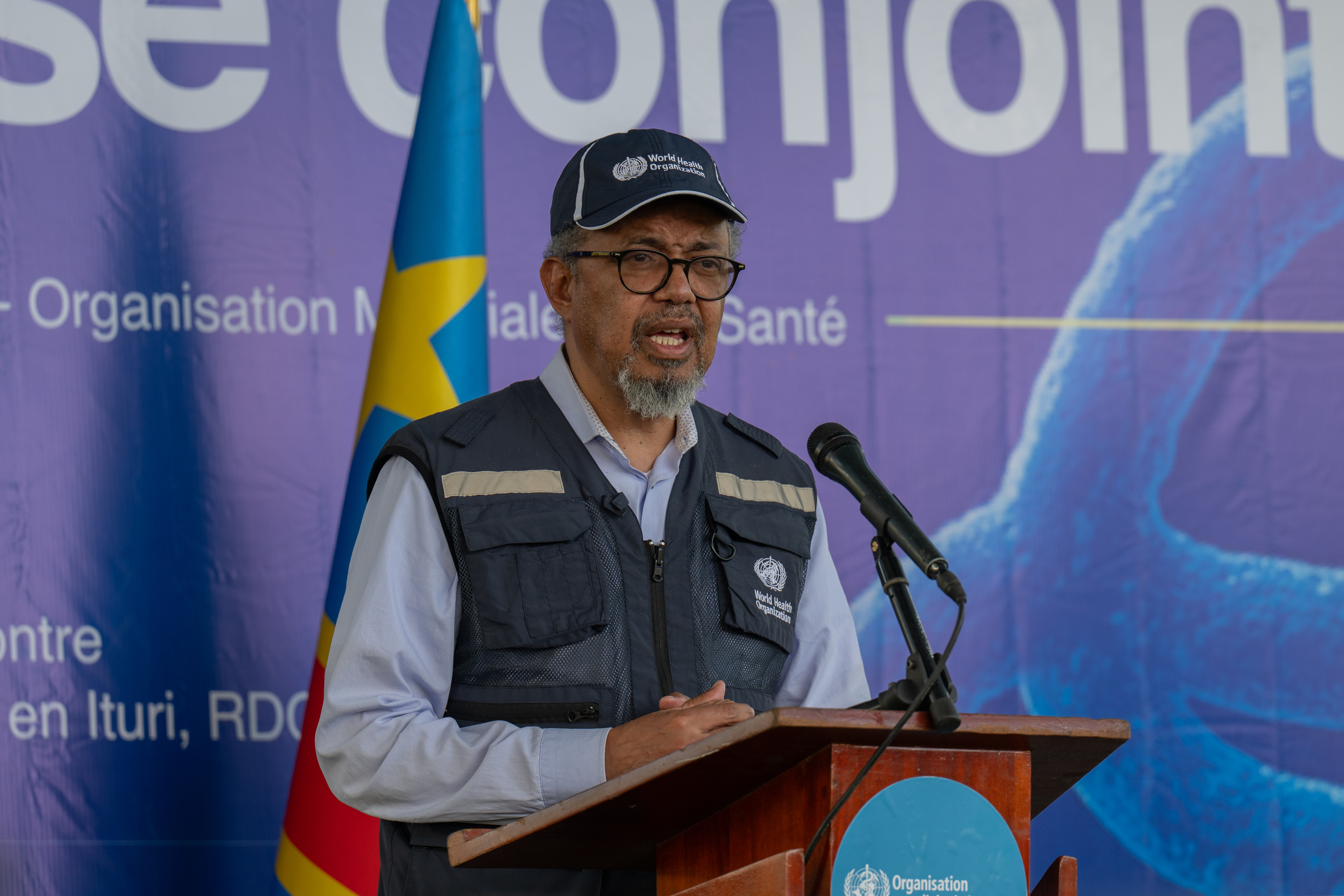 World Health Organization chief visits epicentre of Ebola outbreak in eastern Congo